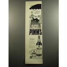 1951 Pimm's Cup No. 1 Ad - Be smart cool off with a Pimm's