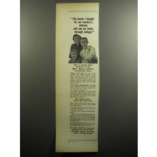 1951 U.S. Savings Bonds Ad - The bonds I bought for our country's defense