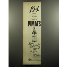 1951 Pimm's Cup No. 1 Ad - 10 to 1