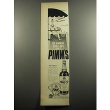 1951 Pimm's Cup No. 1 Ad - as refreshing as a collins!