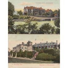 Ferry Hydropathic Hotel 2x Windermere Cumbria Old Postcard s