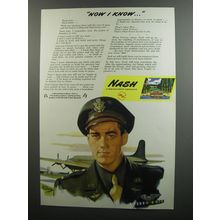 1945 Nash Corporation Ad - Now I Know