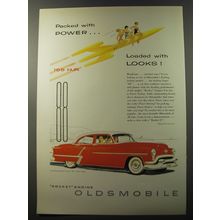 1953 Oldsmobile Super 88 4-Door Sedan Ad - Packed with Power