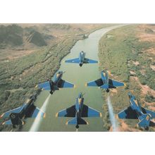 To Fly Cinema Military Film Blue Angels Aircraft Advertising Postcard