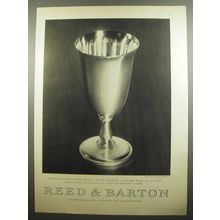 1955 Reed & Barton Water Goblet Advertisement