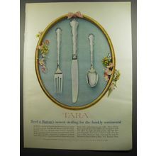 1955 Reed & Barton Tara Silverware Advertisement