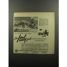 1956 Italian State Tourist Office Ad - For top thrift season value