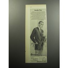 1956 Gordon of Philadelphia Fashion Ad - Double Play