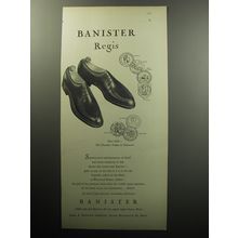 1957 Banister Regis Shoes Advertisement