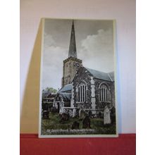 ALL SAINTS CHURCH, HOLBETON, PLYMOUTH, DEVON unused postcard RP=