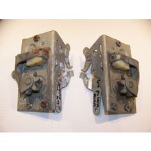 1964 DODGE POLARA 4D REAR DOOR STRIKER LATCH ASSY OEM PAIR BELVEDERE FURY