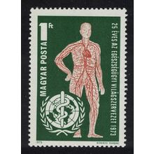 Hungary 25th Anniversary of WHO 1973 MNH SG#2790