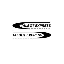 2 X TALBOT EXPRESS CAMPERVAN MOTORHOME DECAL STICKER GRAPHICS FOR TALBOT EXPRESS
