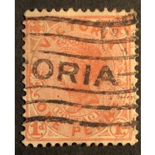 AUSTRALIAN STATES..-victoria SG 385c USED 1d #3