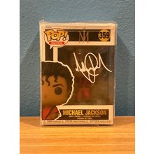 Funko Pop! Michael Jackson #359 Facsimile Laser Autographed (Box & Protector)