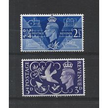 GB.Peace set of 2.Mounted Mint.Jul25a
