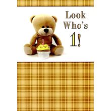 Look Who's 1! - Birthday Greeting Card - 01002-1