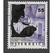 AUT 2005 55c on 17c ' TOURISM' FINE USED (EBID73-223)