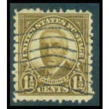 Used 684 1 1/2c Warren Harding Just Clears M10339