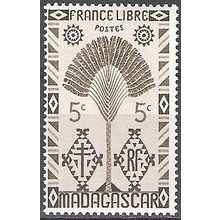 Madagascar 1943 Michel 350 Neuf ** Cote (2005) 0.40 € Arbre du voyageur