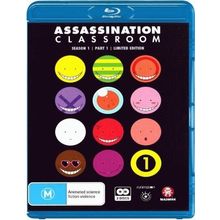 Assassination Classroom Season 1 Part 1 Blu-ray | Ep. 1-11 | Region B