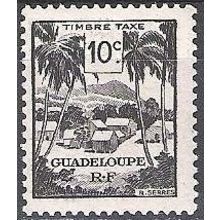 Guadeloupe 1947 Michel Taxe 41 Neuf ** Cote (2004) 0.40 € Paysage