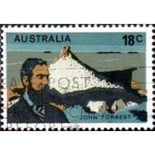 Australia 1976 18c Value. 19th Century Explorers. John Forrest. Fine Used