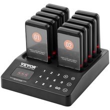 Restaurant Pager System, Wireless 400m Long Range Lineup Waiting Queue Signa...