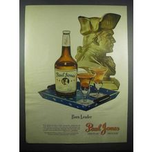 1947 Paul Jones Whiskey Ad - Born Leader