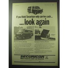 1977 Securicor Delivery Service Ad - Look Again