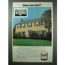 1978 Olympic Stain Ad - Stain Over Paint?
