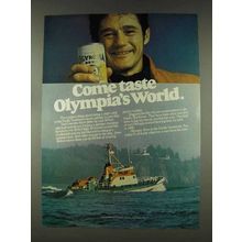 1978 Olympia Beer Ad - Come Taste Olympia's World