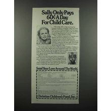 1983 Christian Children's Fund Ad - Sally Struthers - Child Care
