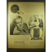 1937 Philco 116X DeLuxe Radio Advertisement - Nelson Eddy
