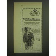 1974 Carrol & Co. Blazer Advertisement - Carrollean Blue Blood