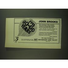 1974 Weybright and Talley Book Advertisement - The Go-Go Years by John Brooks