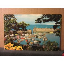 THE HARBOUR, SAUNDERSFOOT, PEMBROKESHIRE. used postcard Colourmaster 1972 pm =