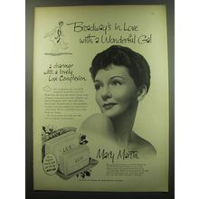 1949 Lux Soap Ad - Mary Martin - Broadway's in Love with A Wonderful Gal