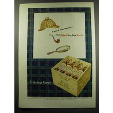1949 Gilbey's Spey Royal Scotch Ad - A man of taste, Inspector!