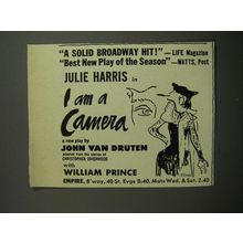 1952 I am A Camera Play Ad - A Solid Broadway Hit! - Life Magazine