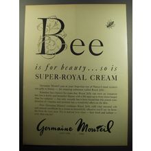 1957 Germaine Monteil Super-Royal Cream Advertisement - Bee is for beauty