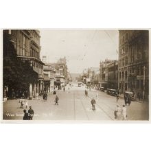 Policeman at West Street Durban South Africa Antique Real Photo Postcard
