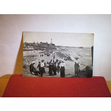 from the cliffs, BLACKPOOL, LANCASHIRE used antique postcard RP 1912 pm =