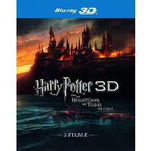 Harry Potter And The Deathly Hallows: Part 1 + 2 3D + 2D ( 6x Blu-ray Set )