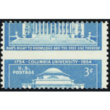 1029, Mint NH 3¢ - Large Misperforation ERROR - Stuart Katz