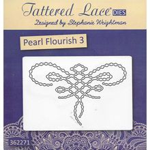 Tattered Lace. Pearl Flourish 3 Die. Die Cutting Cardmaking Scrapbooking Crafts
