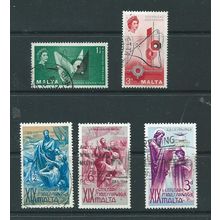 malta stamps used small selection sg286 sg 286 sg295 sg 295 from 2 sets 5 items