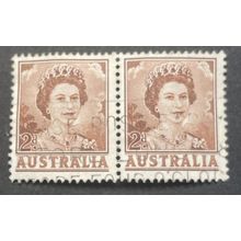 AUSTRALIA 1959 SG 0309 USED PAIR