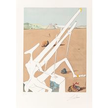 Salvador Dalí Conquest of Cosmos I 1974 Picture 3 Poster Canvas Movie Film Print