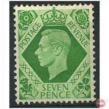 1937 SG471 7d Emerald Green Mounted Mint SG471